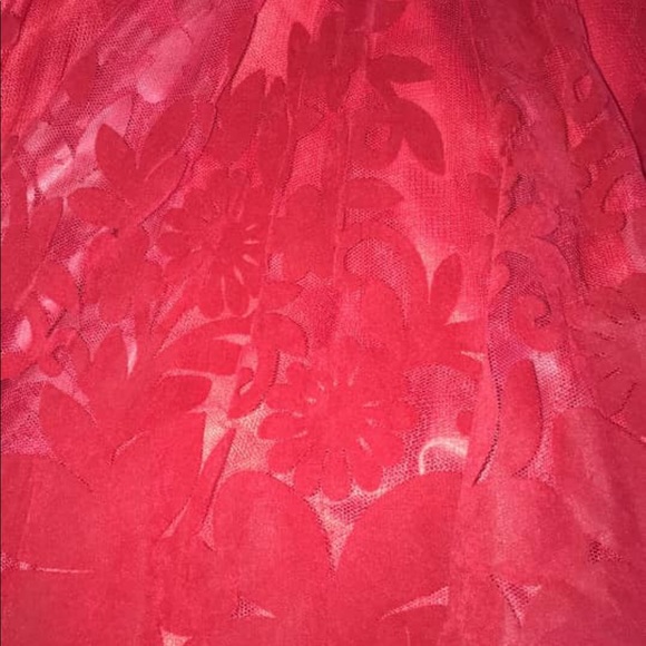 Little Red Party Dress - Picture 3 of 5